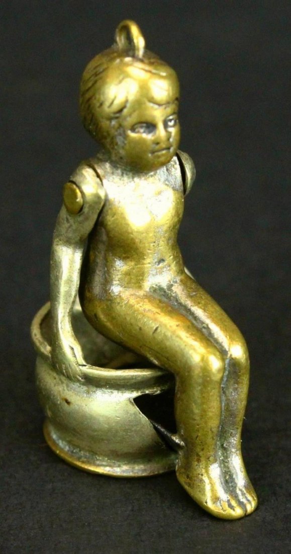Unusual Cigar Cutter/Boy on Bowl (1 of 6)
