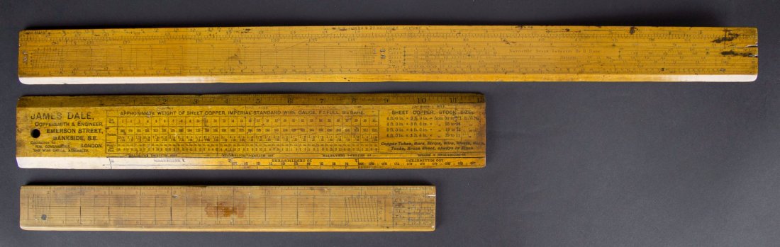 (3) Rules,Gunter, Wire Gauge, Navigation (1 of 10)