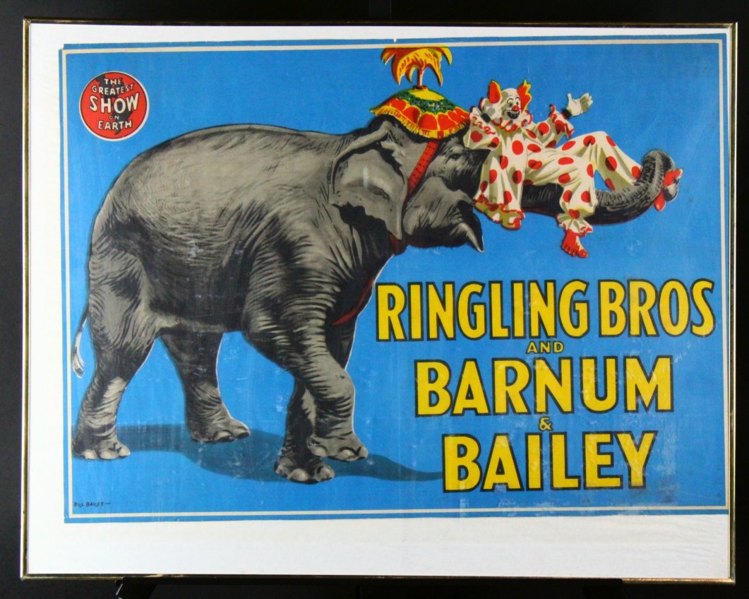 Litho/Poster, Ringling Bros. Elephants (1 of 5)