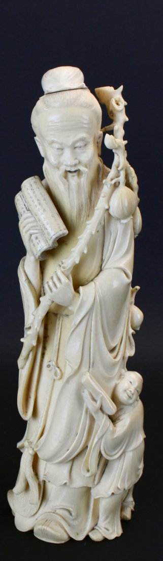 Chinese Carved Ivory Circa, 1930 (1 of 6)