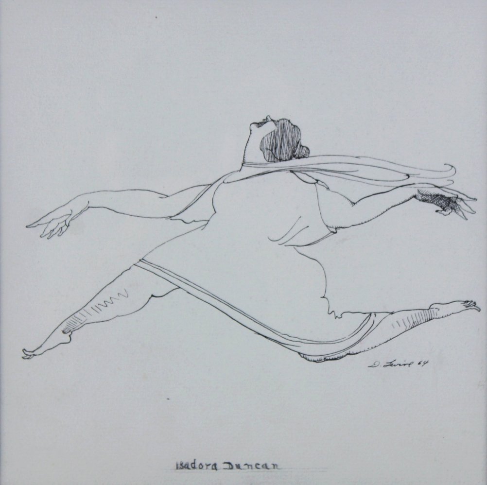 I/P, 'Isadora Duncan', David Levine (1 of 5)