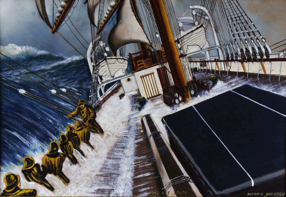 O/B, A. Jacobsen, 'Fore Lee Brace', c. 1912 (1 of 7)