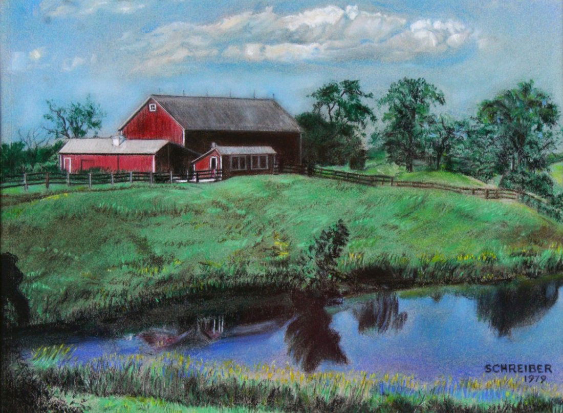 P/P 'Red Barn' by Herman Schreiber (1 of 6)