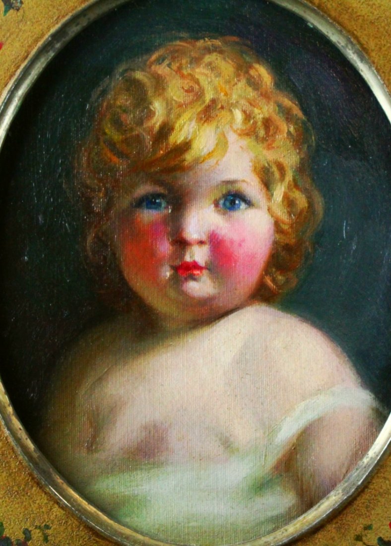 O/B French School, Portrait of a Child (1 of 5)