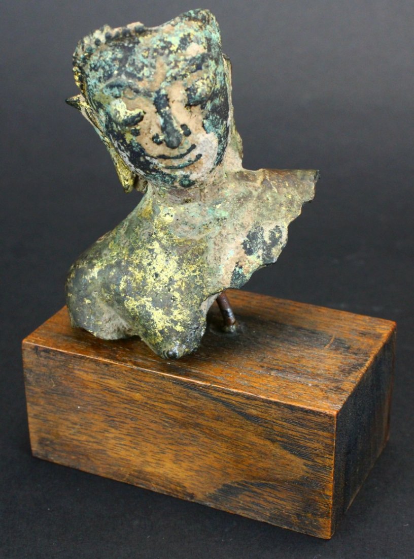 Fragment Indian Sculpture of Buddha (1 of 5)