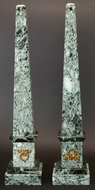 Pair of Marble Obelisks, French, C.1830 (1 of 9)