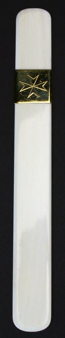 Ivory Page Turner, 14 K Gold Band (1 of 4)