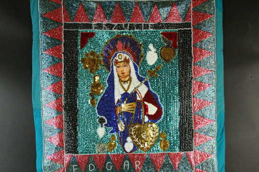 Haitian Sequined Flag, Erzulie Freda
