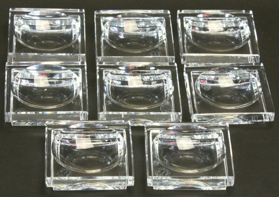 (8) Crystal Open Salts, Baccarat (1 of 4)
