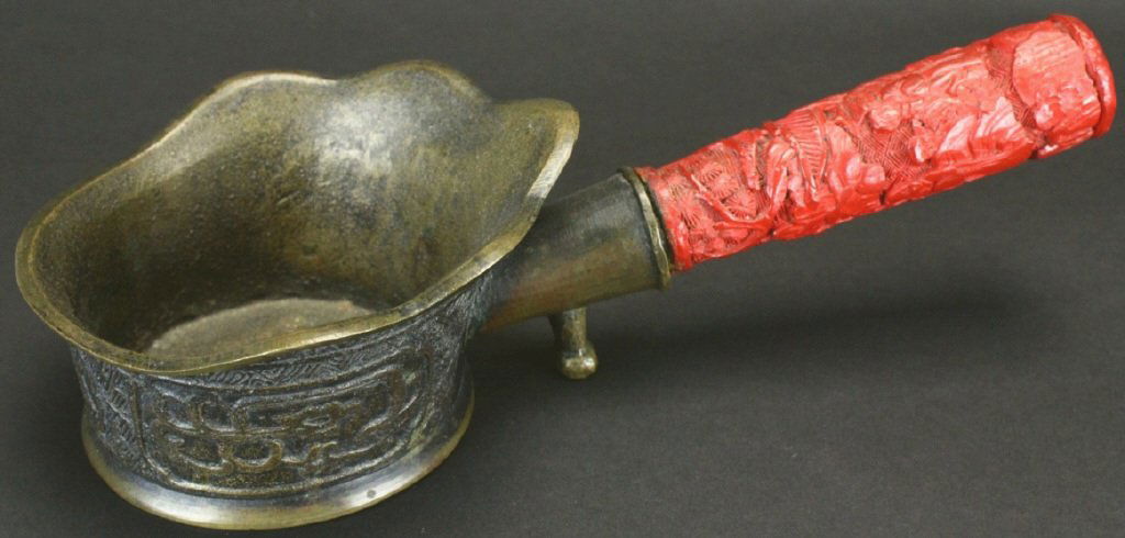 Chinese Coal Scuttle, Hand Carved (1 of 6)