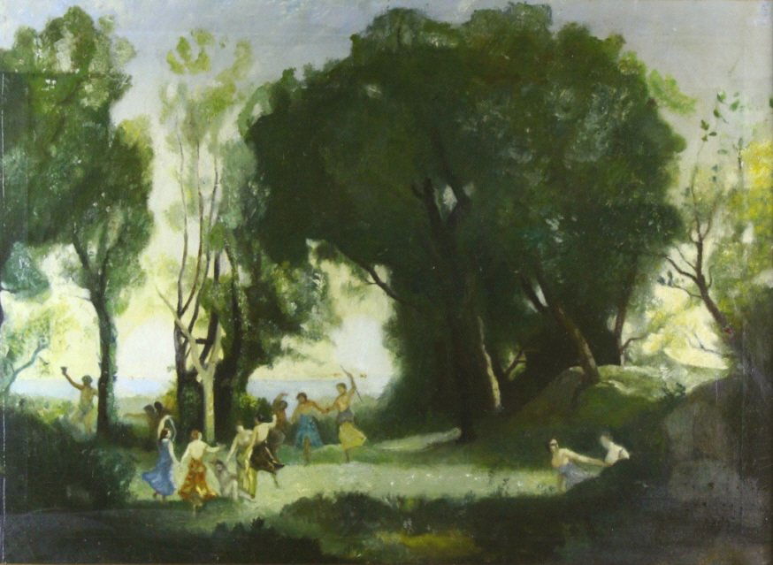 O/C Outdoor Dancing, Louis Eilshemius (1 of 8)