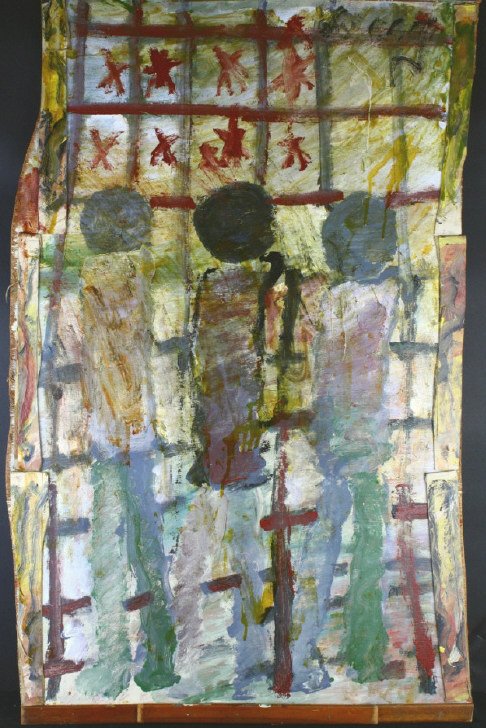 O/W Three Figures, Purvis Young (1 of 4)