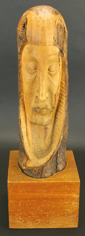 Wood Carving of Mary (1 of 7)