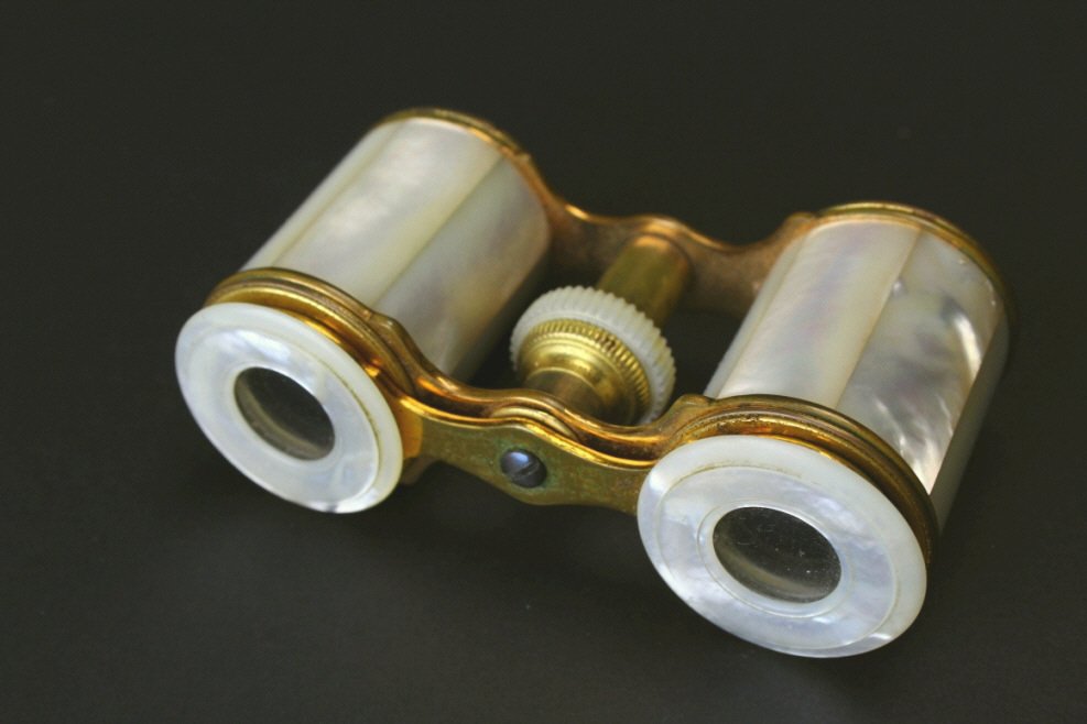 Brass and Mother of Pearl Opera Glasses (1 of 5)