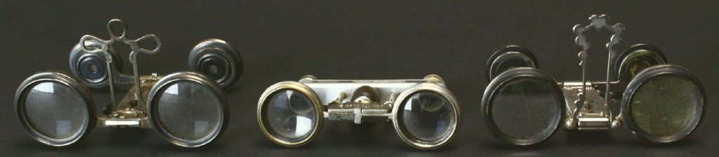 Victorian Folding Opera Glasses, Three Pairs (1 of 7)