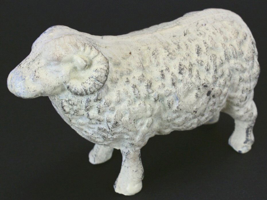 Cast Iron Ram Doorstop (1 of 4)