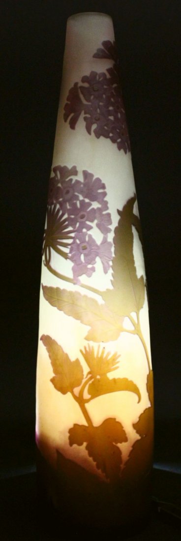 Vase, Hydrangea, Purple, Galle, 20th C. (1 of 10)