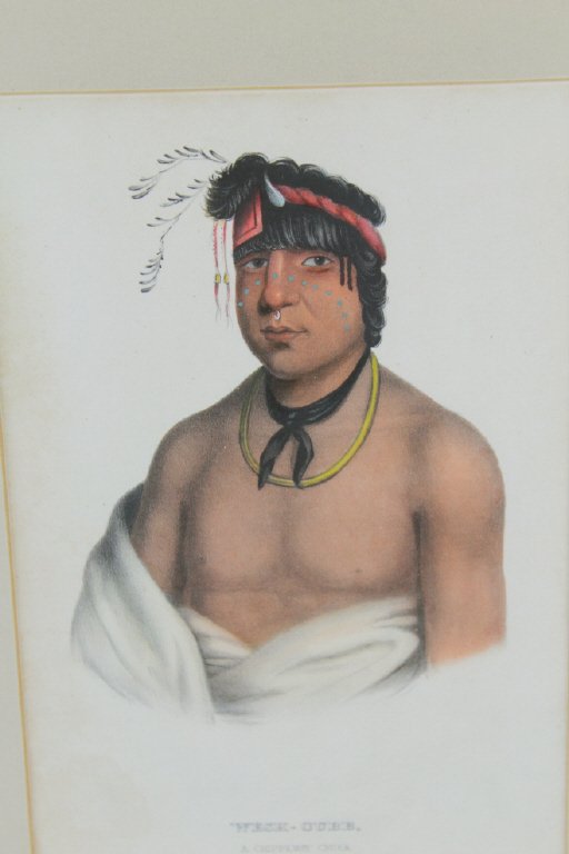 Print, McKenney, A Chippeway Chief (1 of 4)