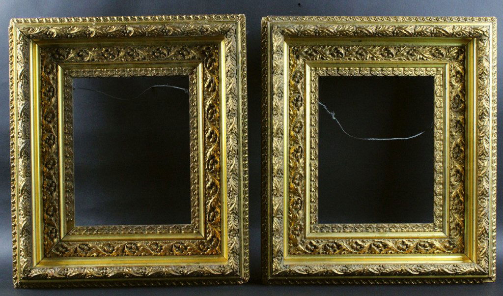 Frames, Pair Gilt, 19th C. (1 of 6)