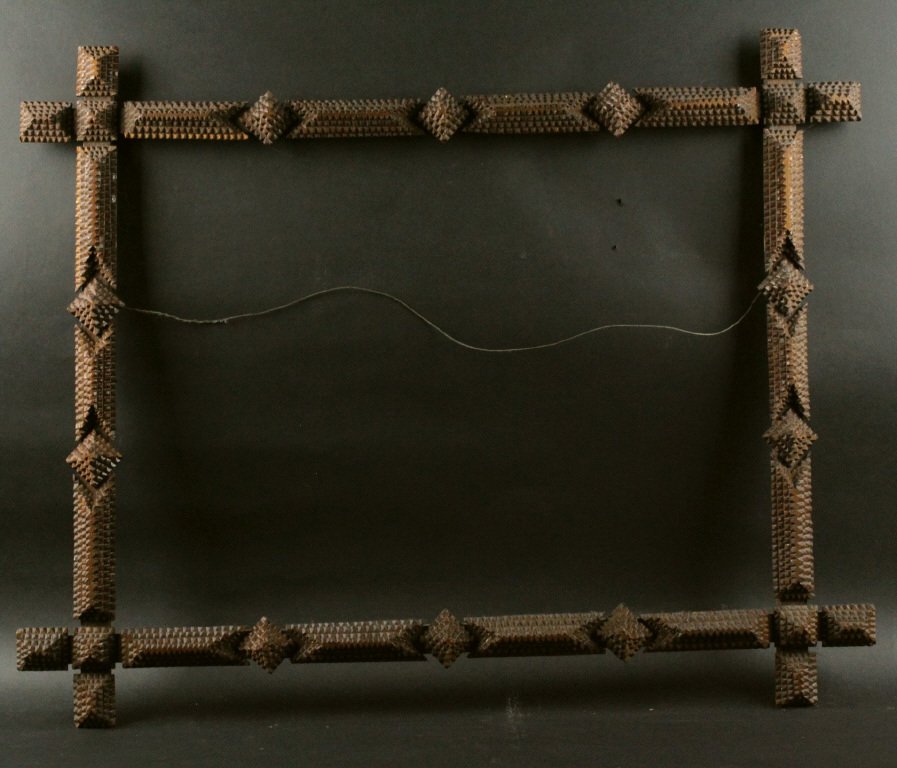 Frame, Tramp Art, C. 1920 (1 of 4)