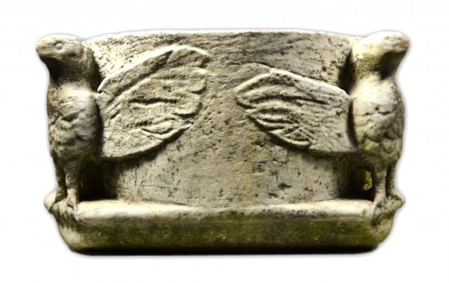 Planter, Carved Marble, Eagles, 19th C. (1 of 7)