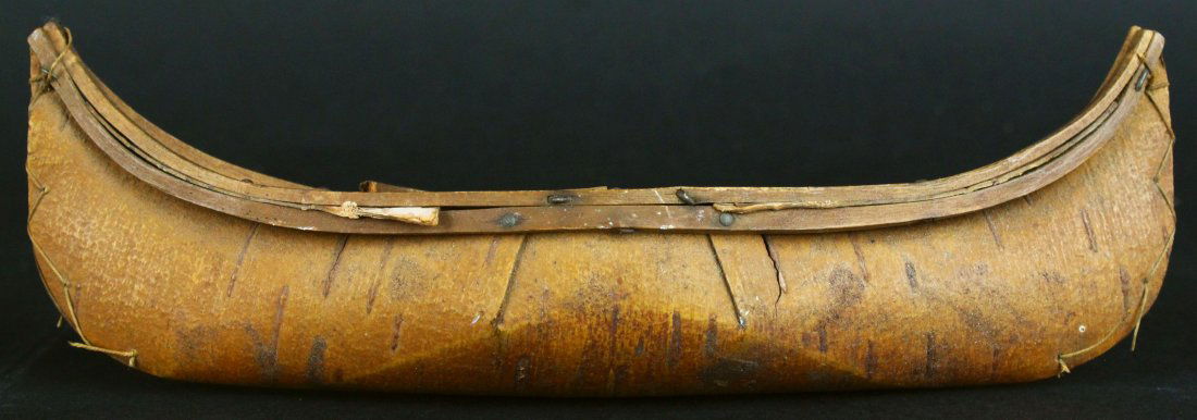 Model, Birchbark Canoe, Miniature (1 of 7)