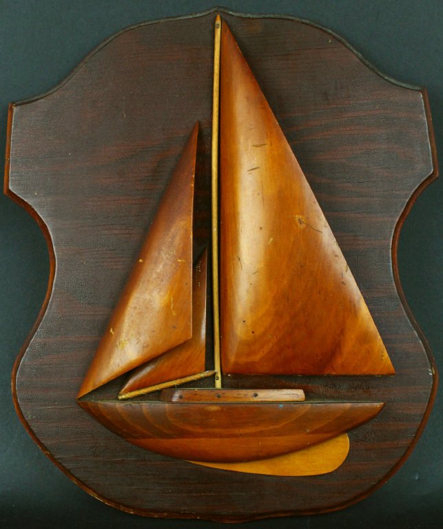Half Model, Pine, Sloop Yacht, C. 1920 (1 of 5)