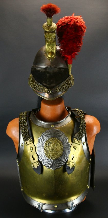 French II & III Empire Cuirass & Helmet (1 of 9)