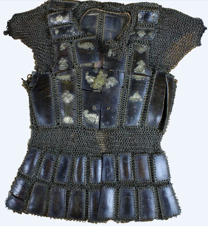 Armor, Philippine, Moro, Kabau Horn, Mail, 19th C (1 of 10)