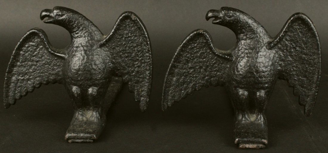 Roof Mount Snow Guard Eagles, Cast iron 1905 (1 of 6)