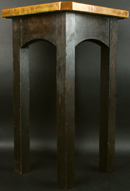 Table, Copper Top, Chestnut, Mission, C. 1910 (1 of 9)