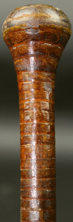 Cane, Prisoner Made, Leather, C. 1900 (1 of 5)