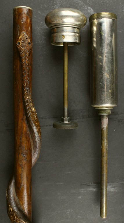 Gadget Cane, Veterinarian's,Cattle,Hickory, C. 1900 (1 of 9)