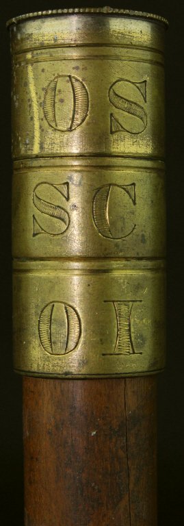 Catholic Priest's Gadget Cane, Oil Vessels, 19th C. (1 of 8)