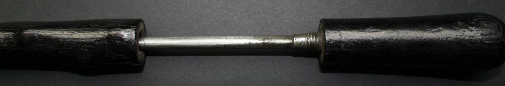 Cane, Sword, Carved Oak, C. 1900 (1 of 9)