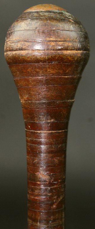 Cane, Prisoner Made, Leather, C. 1890 (1 of 5)