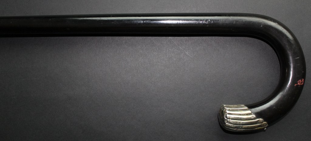 Cane, Mahogany, Sterling Silver C. 1900 (1 of 7)