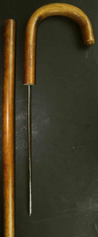 Sword Cane, Beech, Maple Tree Tapper, 19th C. (1 of 7)