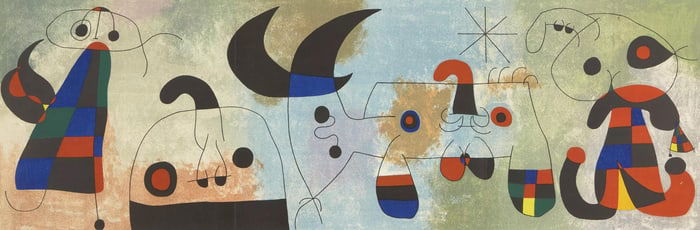 Joan Miró, Composition (Mourlot 1708), Derrière le miroir, Limited Edition Lithograph