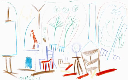 Pablo Picasso, Composition (Cramer 101), Carnet de la Californie, Limited Edition Collotype