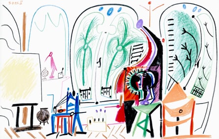 Pablo Picasso, Composition (Cramer 101), Carnet de la Californie, Limited Edition Collotype