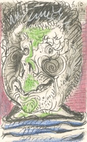 Pablo Picasso, 6.10.64. III (Cramer 148), Le Goût du Bonheur, Limited Edition Mixed Media