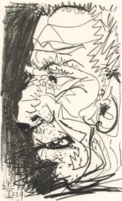Pablo Picasso, 64.23.9. I (Cramer 148), Le Goût du Bonheur, Limited Edition Mixed Media Lithograph