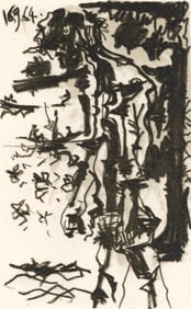 Pablo Picasso, 16.9.64. (Cramer 148), Le Goût du Bonheur, Limited Edition Mixed Media Lithograph