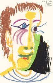 Pablo Picasso, 20.5.64. VIII (Cramer 148), Le Goût du Bonheur, Limited Edition Mixed Media