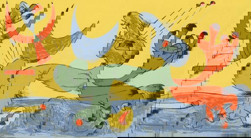 Joan Miró, Composition (Cramer 39), Joan Miró, Limited Edition Lithograph