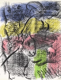 Marc Chagall, Composition (Mourlot 608), XXe siècle, Limited Edition Lithograph
