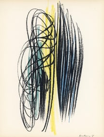 Hans Hartung, Composition, XXe siècle, Limited Edition Lithograph