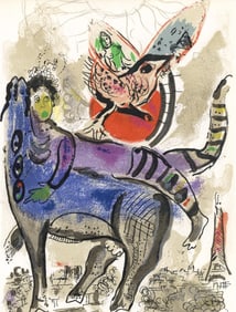 Marc Chagall, Composition (Cramer 71; Mourlot 488), XXe siècle, Limited Edition Lithograph