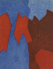 Serge Poliakoff, Composition rouge/bleu (Poliakoff/Schneider 68), XXe siècle, Limited Edition